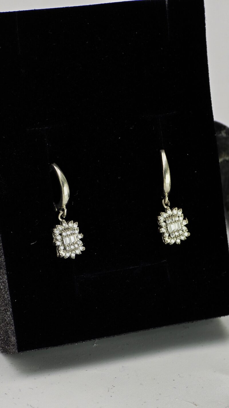 Orijinal Zirkon İşçilikli Baget Set - Görsel 2