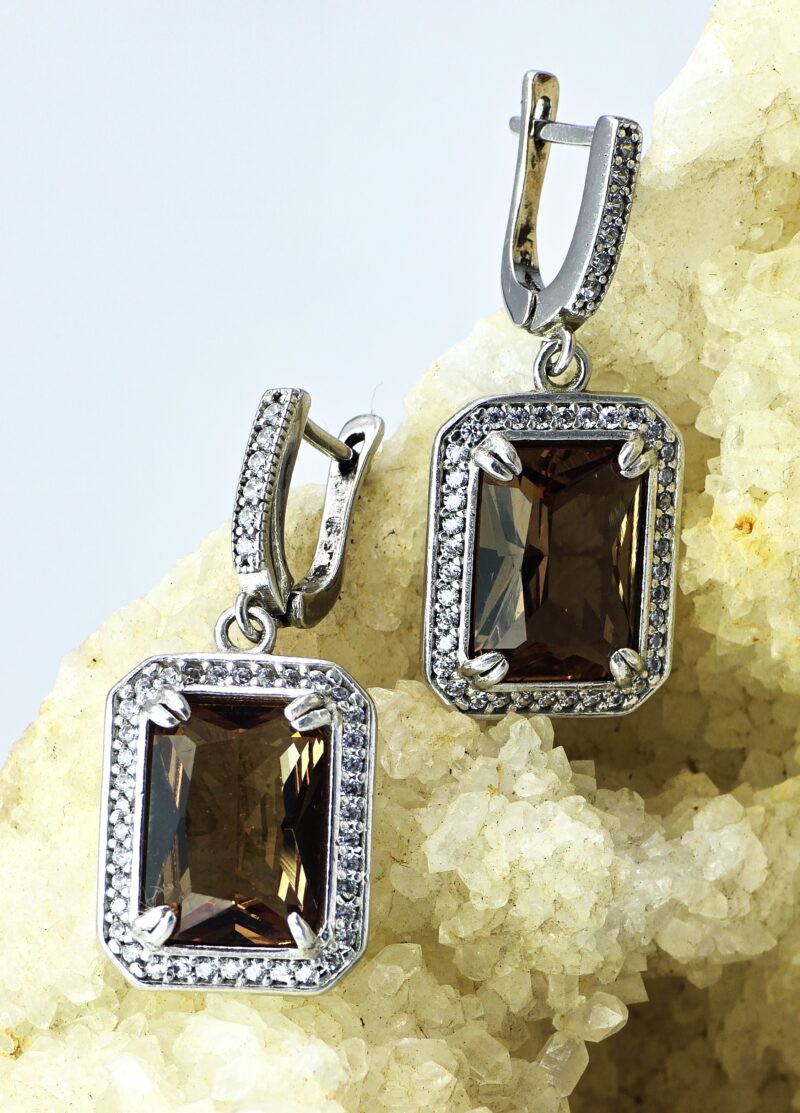 Orijinal 7 Renk Değiştiren Zultanit Taşı Baget İşçilikli Set - Görsel 3