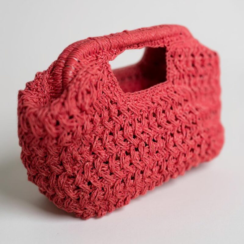 Kırmızı Gizli Burslu Gündüz/Gece El Çantası/ Clutch - Görsel 2